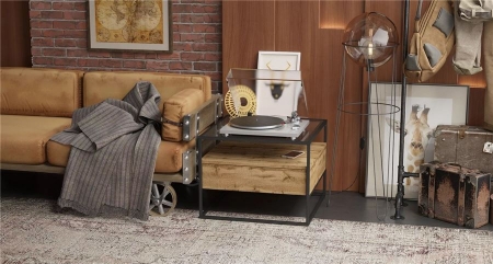 Стол журнальный "Эйден" дуб вотан