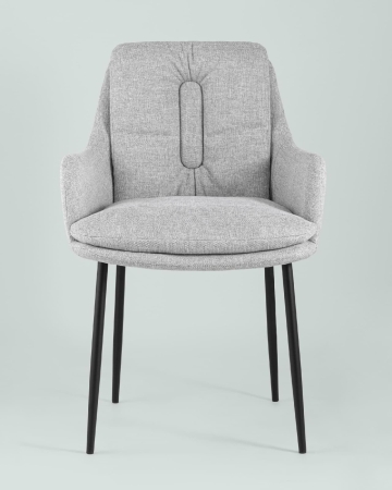 Кресло Саманта рогожка светло-серый