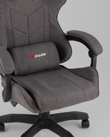 Кресло спортивное TopChairs MG-7036 ткань серый фото в интернет-магазине Stoolmarket