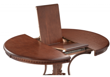 Стол деревянный Нозеан круглый миланский орех