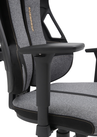 Кресло для геймера Serval S ткань, черно-серый
