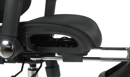 Кресло офисное TopChairs Prodigy с оттоманкой черный Кресло офисное TopChairs Prodigy с оттоманкой черный