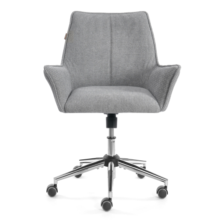 Кресло Murano/Мурано серый, хром