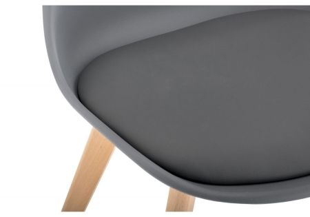 Стул деревянный Bonus темно-серый