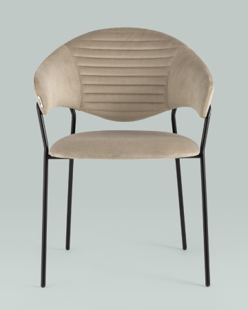 Стул Алексис велюр капучино