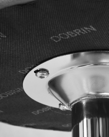 Набор 2 шт Табурет барный BRUNO, серый велюр (MJ9-75)