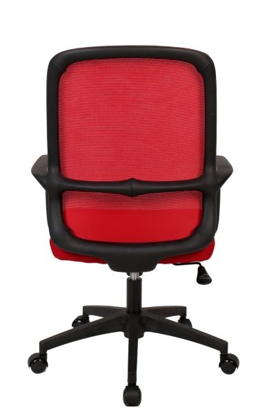 Операторское кресло Bamboo сетка красный