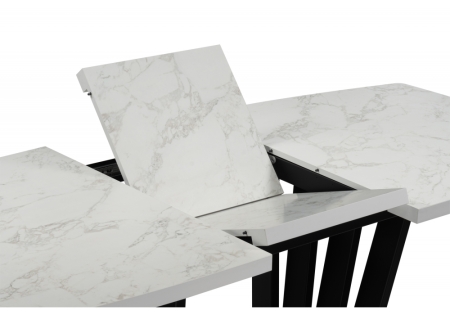 Стол деревянный Эудес 160(205)х90 сабия, черный