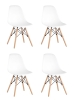 Стул DSW белый 4 шт.
