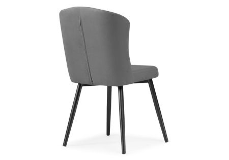 Стул Алиссум велюр velutto 12, черный