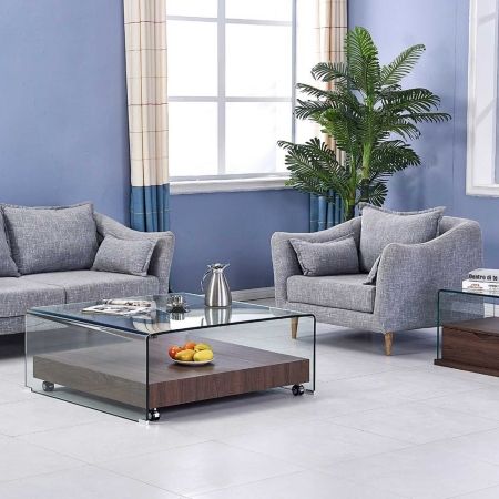 Журнальный стол F-GW505 коричневый