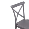 Стул CROSS (mod. PL24) серый