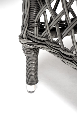 "Сицилия" обеденная группа плетеная, цвет графит "Сицилия" обеденная группа плетеная, цвет графит