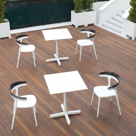 Кресло пластиковое PAPATYA Luna