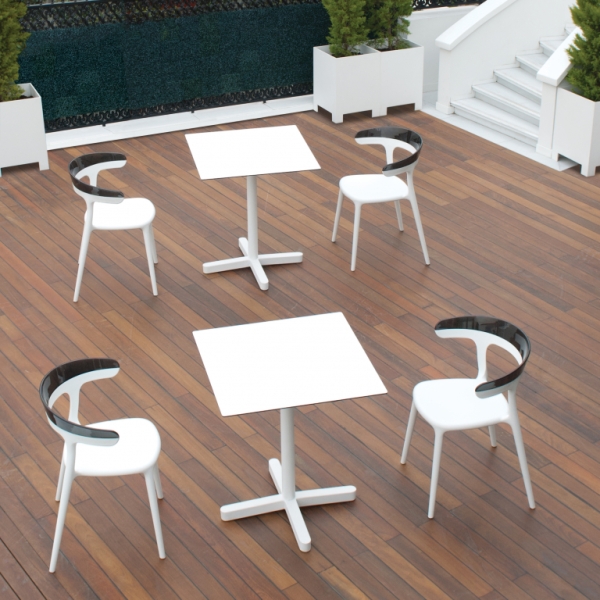 Кресло пластиковое PAPATYA Luna