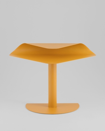 Журнальный столик Cornea металл желтый