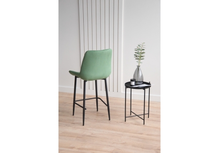 Барный стул Седа 360 фисташковый (zd 651), черный np