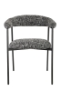 Стул обеденный Toko черно-белый