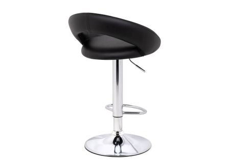 Барный стул Oazis черный, хром