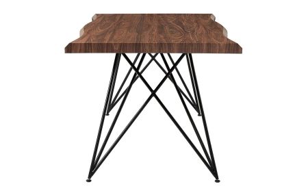 Стол T-1078 орех, матовый черный