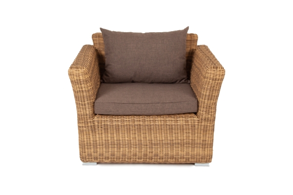 "Капучино" кресло из искусственного ротанга, соломенный