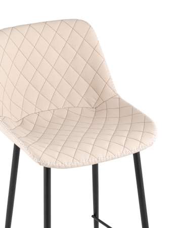 Стул барный Arch экокожа светло-серый