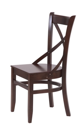 Стул "Hugo" твердый, темный тон