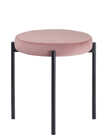 Табурет Maso велюр пыльно-розовый