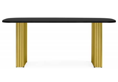 Стол деревянный Бавария B 200 х 90 черная пленка шагрень, золото Стол деревянный Бавария B 200 х 90 черная пленка шагрень, золото