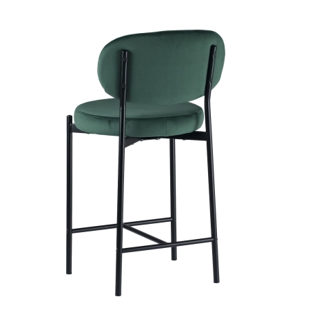 Стул полубарный MASO велюр зеленый