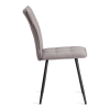 Стул обеденный Bari серый велюр
