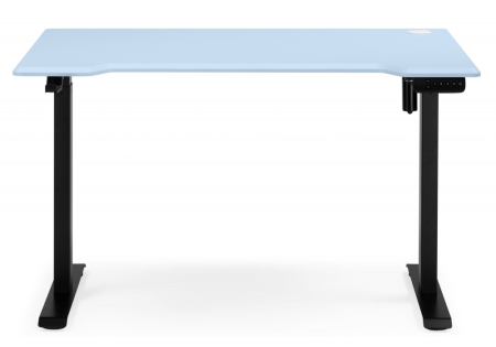 Компьютерный стол Маркос 140х80 голубой, черный