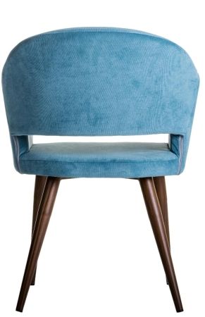 Кресло Oscar Блю/темный орех