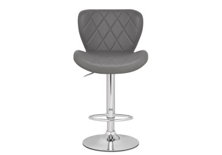 Барный стул Porch серый, хром