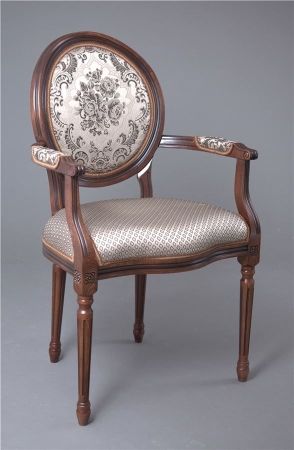 Кресло "Милорд-15" темный орех, патина