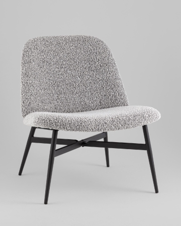 Кресло лаунж Ease серый