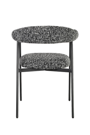 Стул обеденный Toko черно-белый