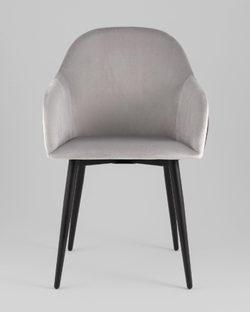 Стул Новел New велюр светло-серый