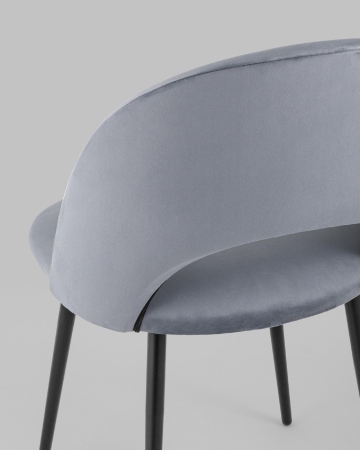 Стул Меган SN велюр серый