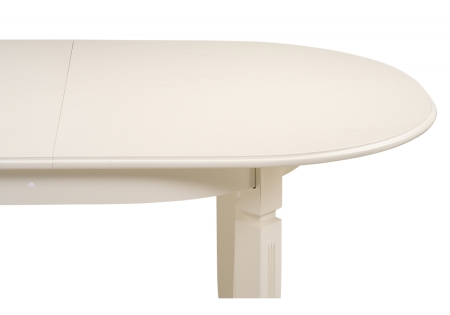 Стол деревянный Aviano овальный слоновая кость