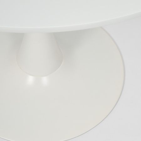 Стол TULIP (011) металл, мдф, 90*74, белый