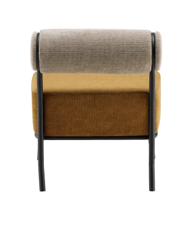 Кресло Ponpoun бежевый терракотовый