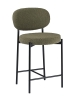 Стул полубарный MASO экомех зеленый HUSH 617