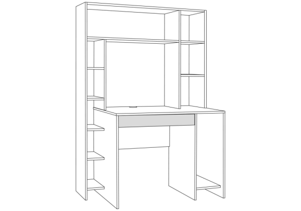 Стол Комфорт 12.71 дуб золотой натуральный, белая аляска