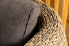 "Кальяри" диван из искусственного ротанга (гиацинт) трехместный, цвет соломенный фото в интернет-магазине Stoolmarket