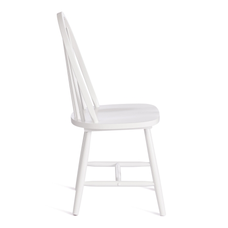 Стул AVERY (mod. 1101) дерево гевея, белый