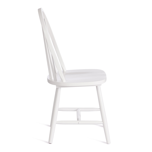 Стул AVERY (mod. 1101) дерево гевея, белый