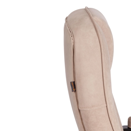 Кресло СН9944 ткань и металл, бежевый и хромированный