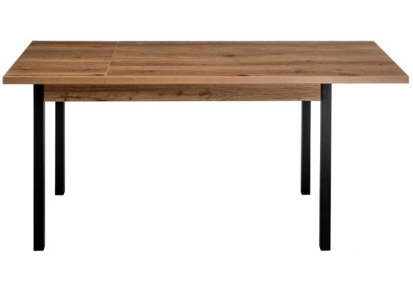 Деревянный стол Оригон дуб горный, черный матовый