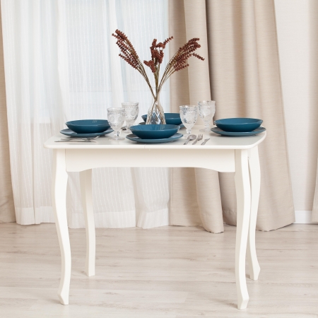 Стол CATERINA PROVENCE бук и мдф 100+30x70x75 см